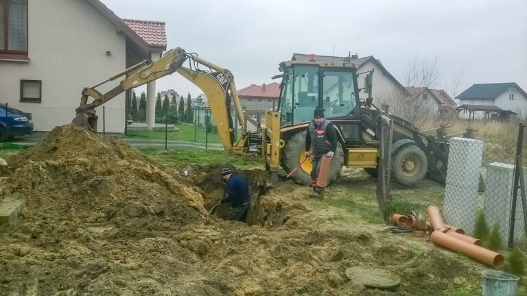 Dopiewo montaż wody kanalizacji oraz gazu