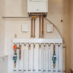 Sprzęgło-rozdzielacz podejście do kotła.