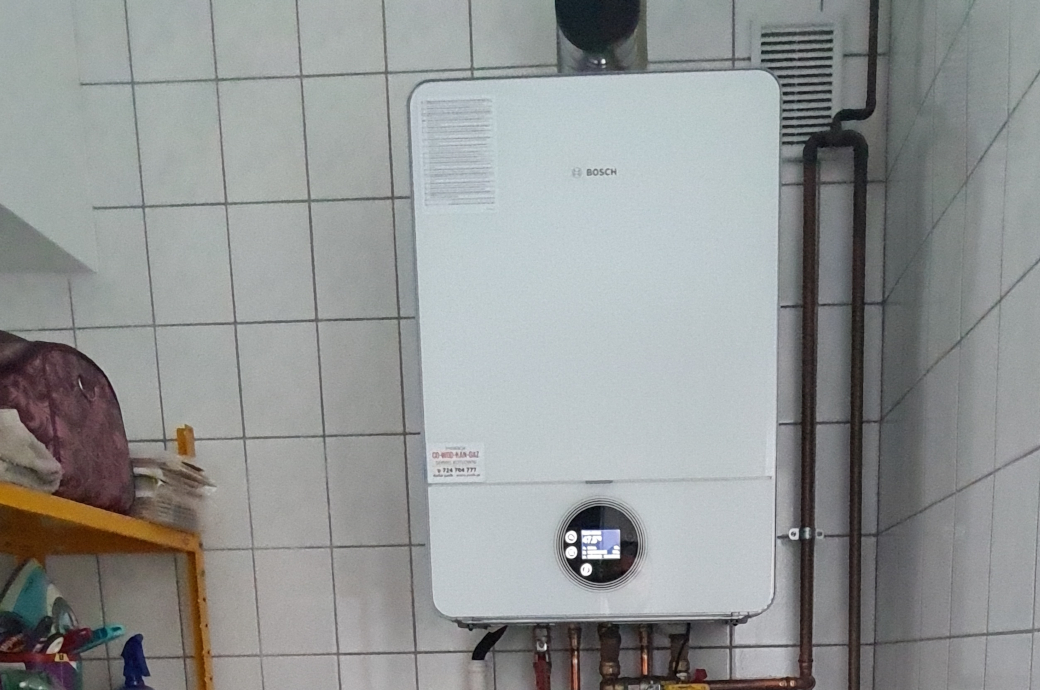 wymiana kotła gazowego z otwartą komorą spalania